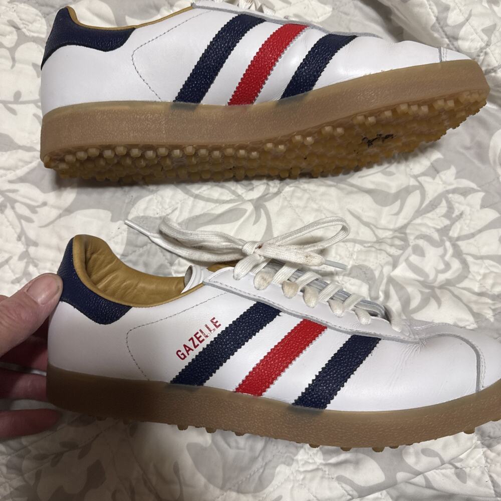 adidas Golf Shoes Gazelle Size 10 - Picture 6 of 12